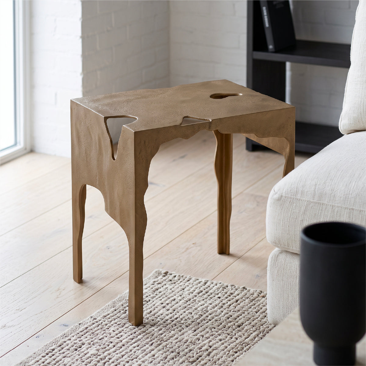 Mesa Lateral Algora Brass Antique