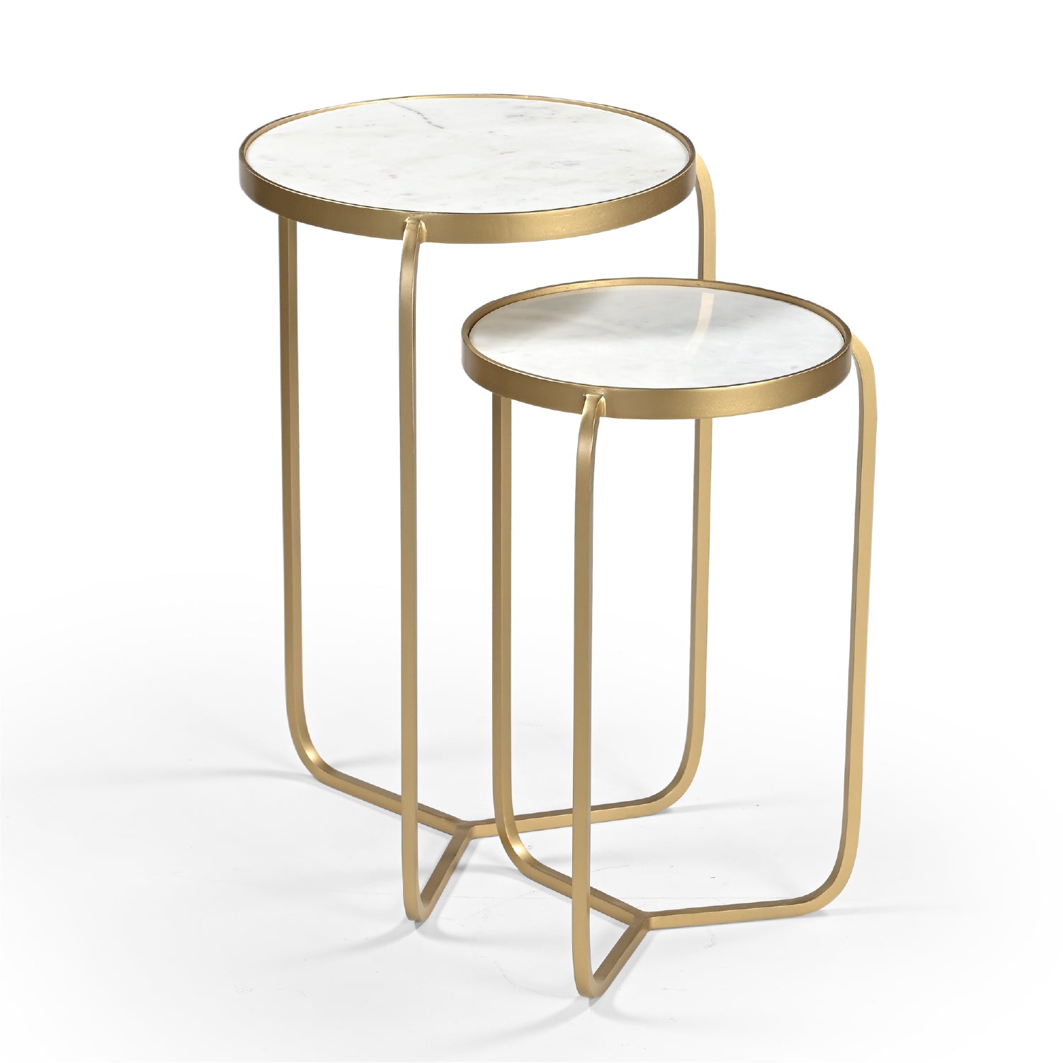 Mesa Lateral Budapest 2 Duo Brass