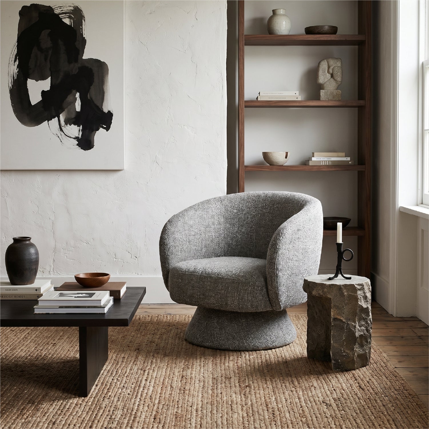 Sillon Giratorio Kip Verde Mix