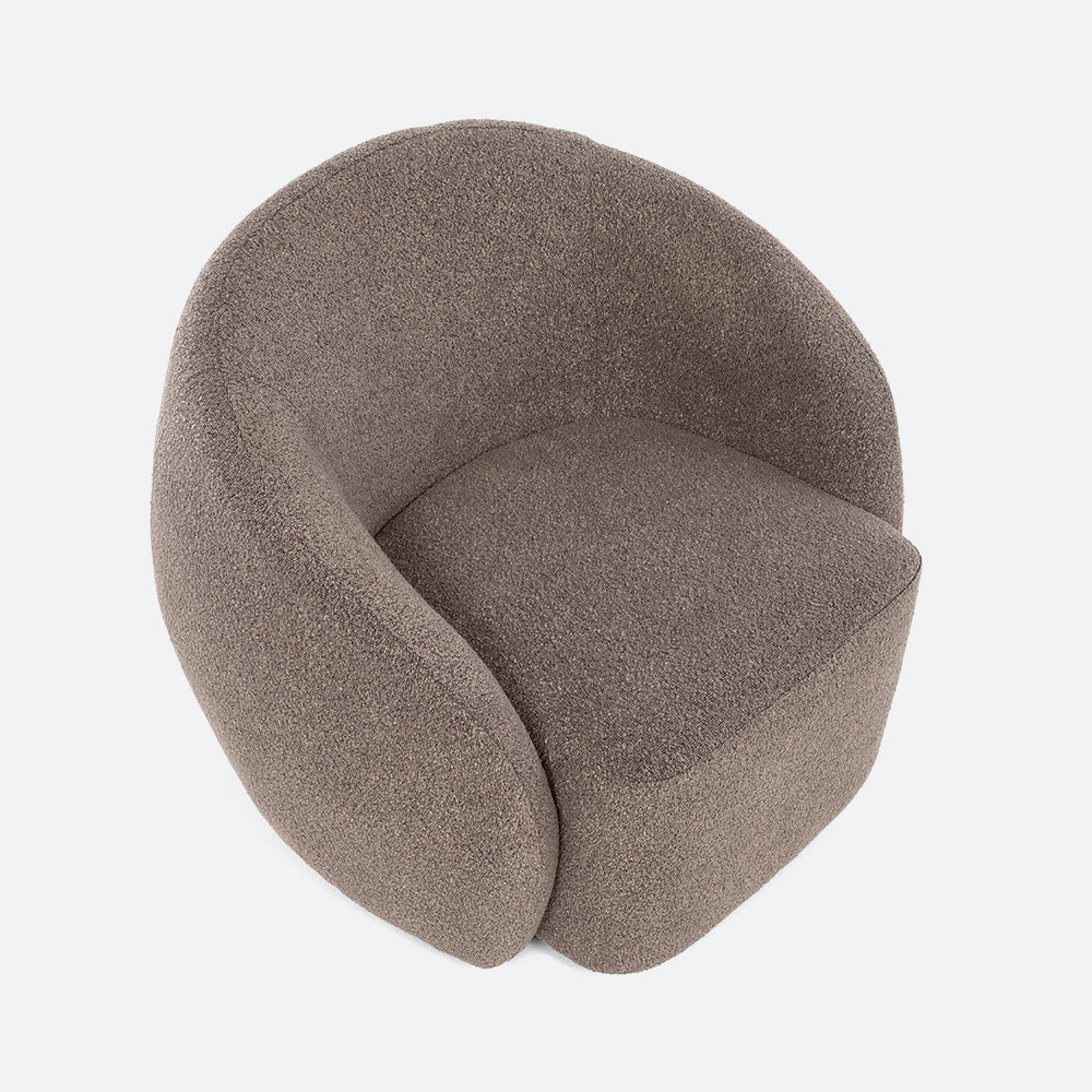 Sillon Giratorio Hank Cafe Oscuro