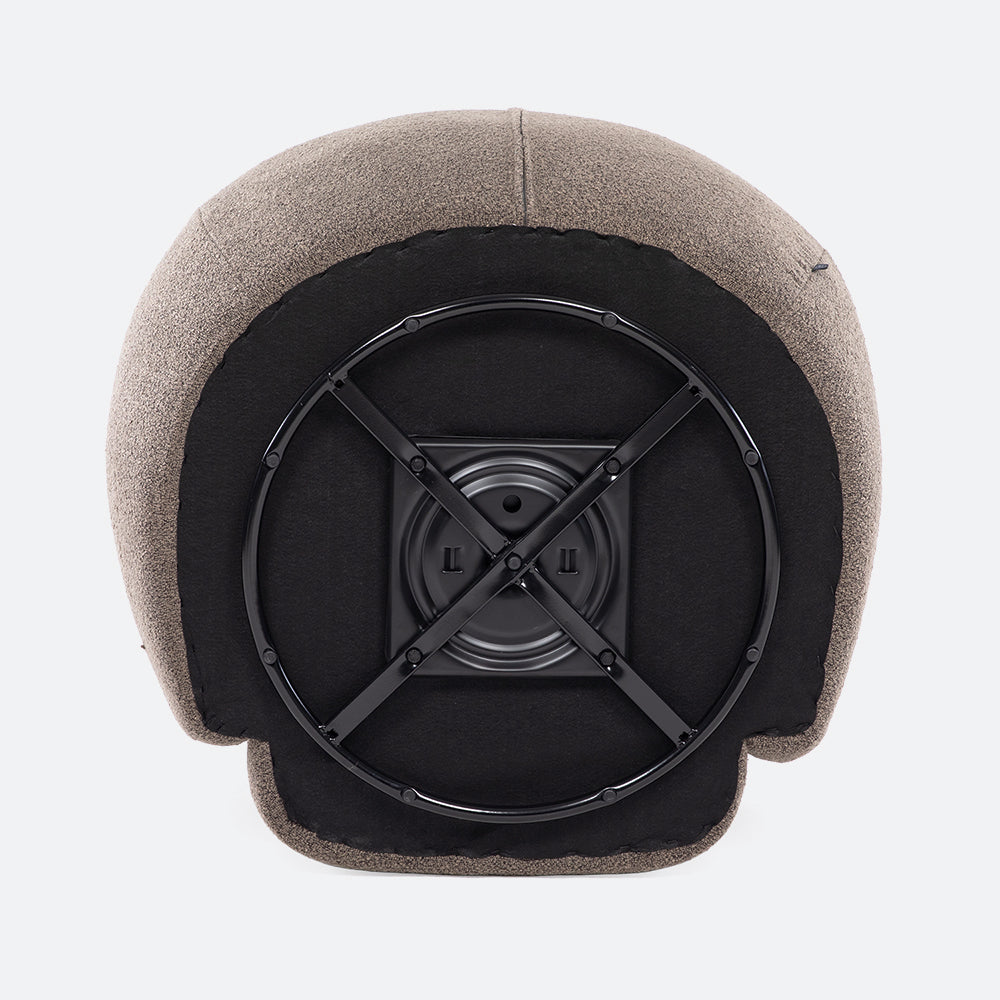 Sillon Giratorio Hank Cafe Oscuro