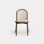 Silla Comedor Alesio Antique y Rattan