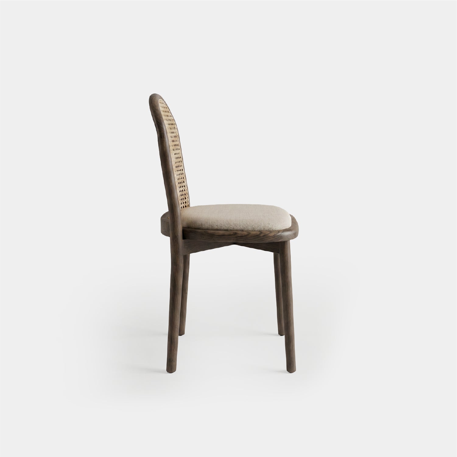 Silla Comedor Alesio Antique y Rattan
