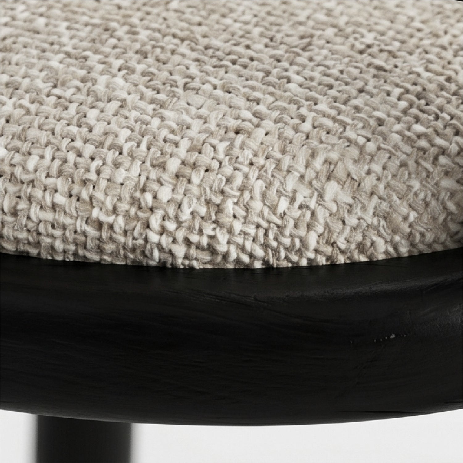 Silla Comedor Alesio Negro y Rattan