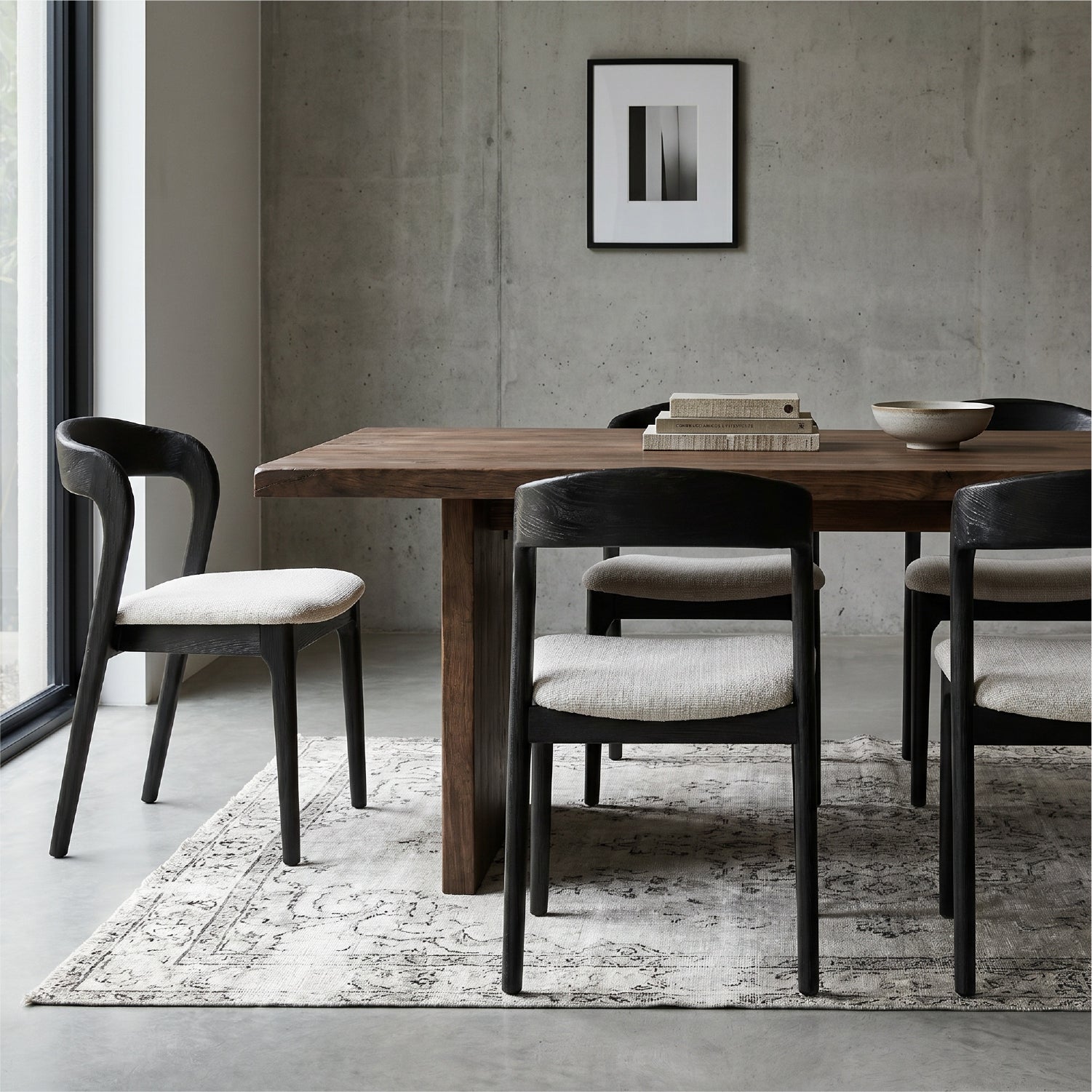 Silla Comedor Baltimore Negro