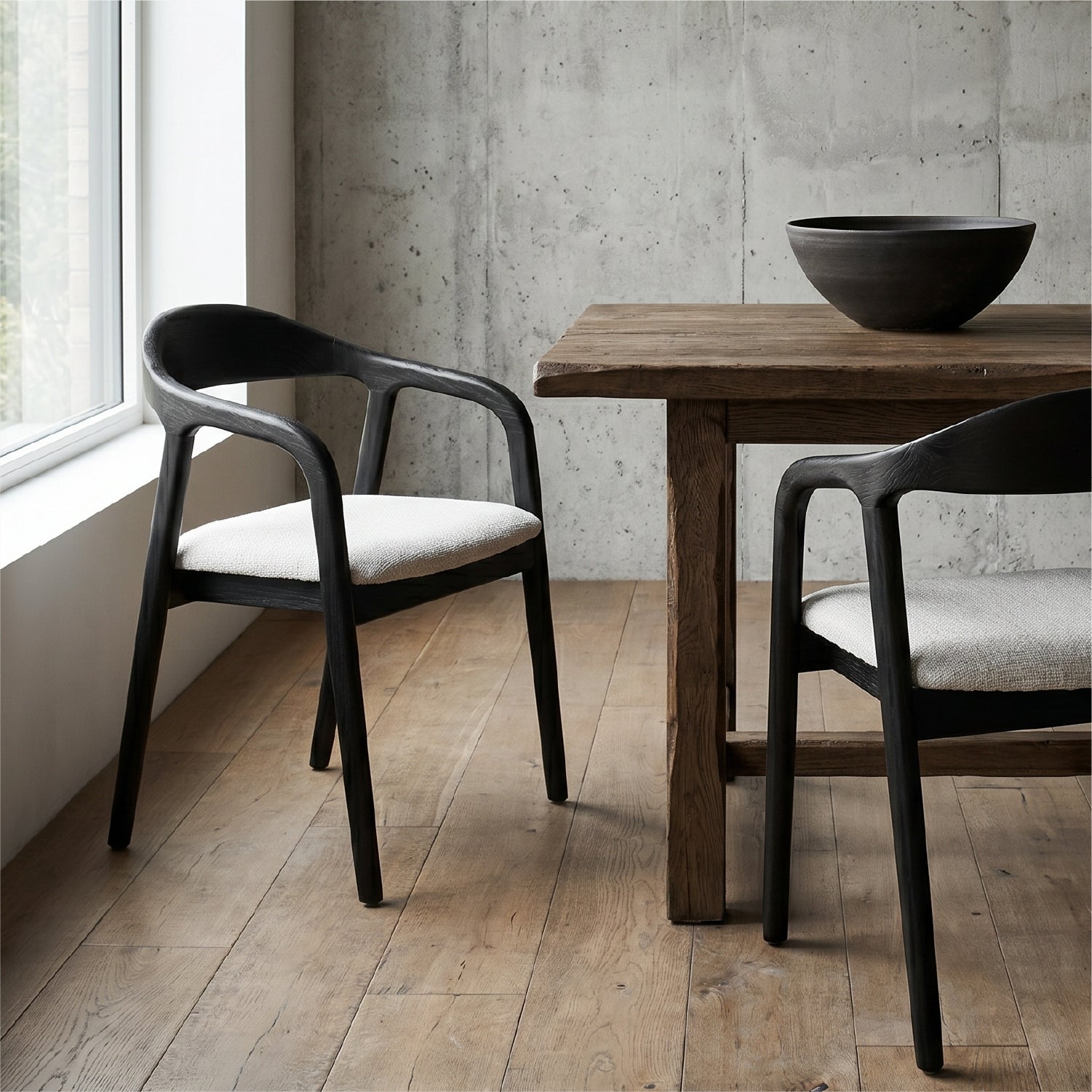 Silla Comedor Lenox Negro