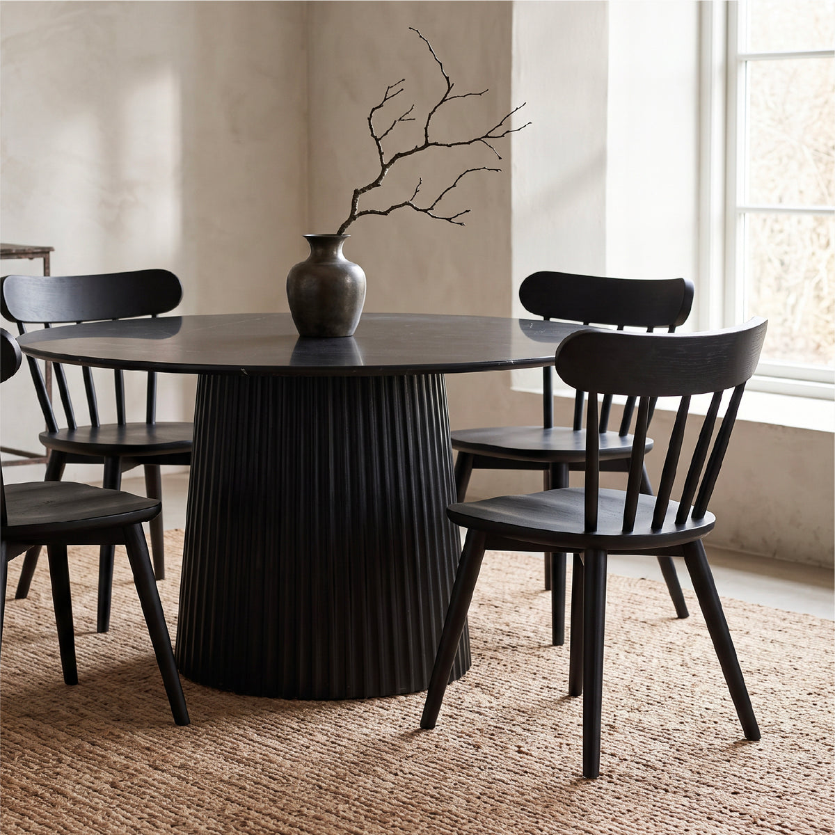 Silla Comedor Laila Negra