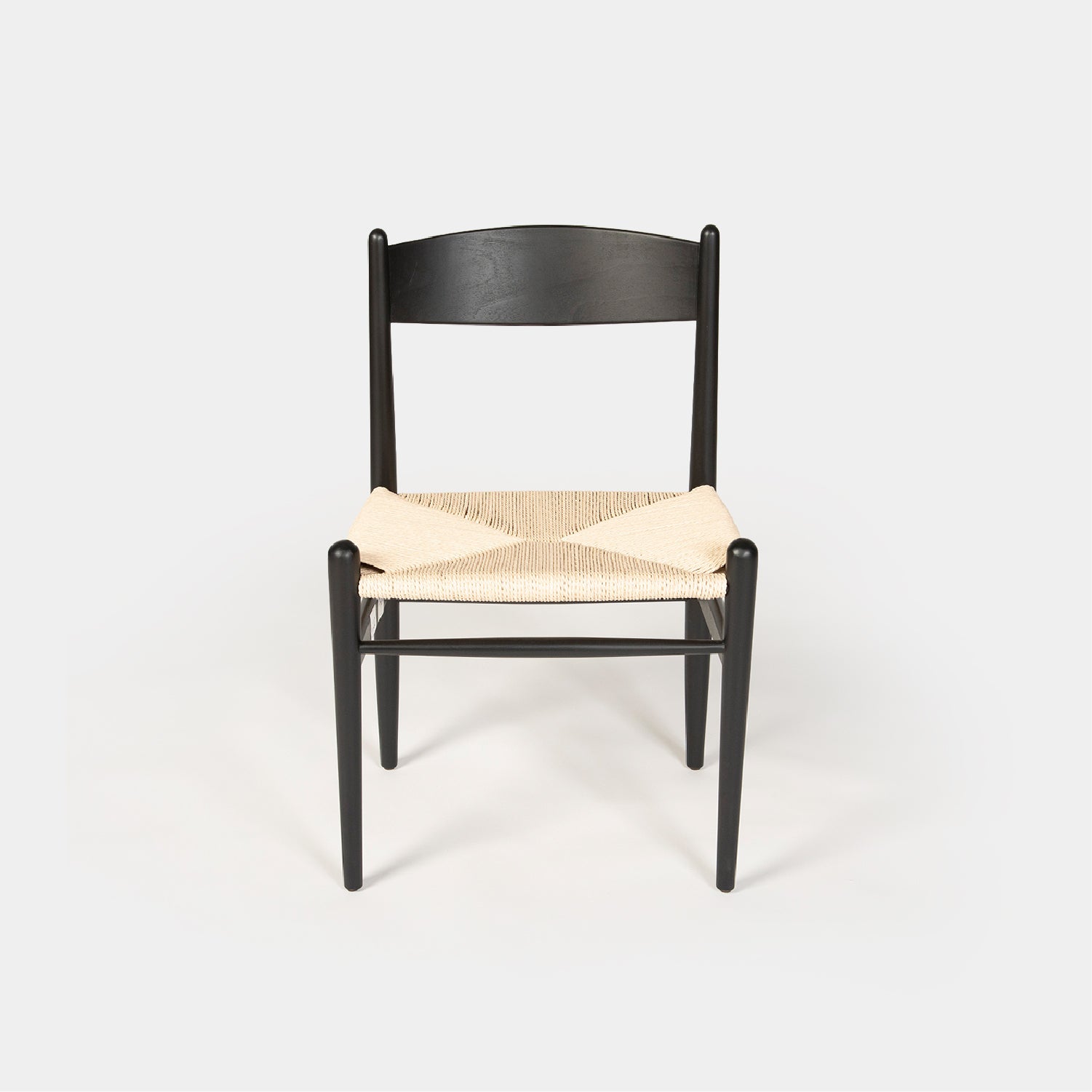 Silla Comedor Grand Cuerda Negra