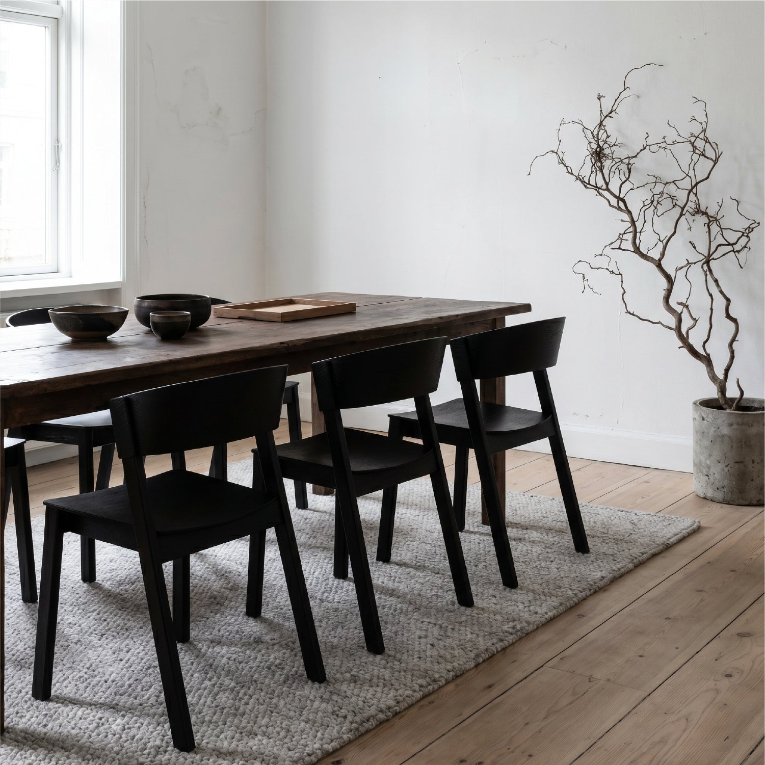 Silla Comedor Yates Negro