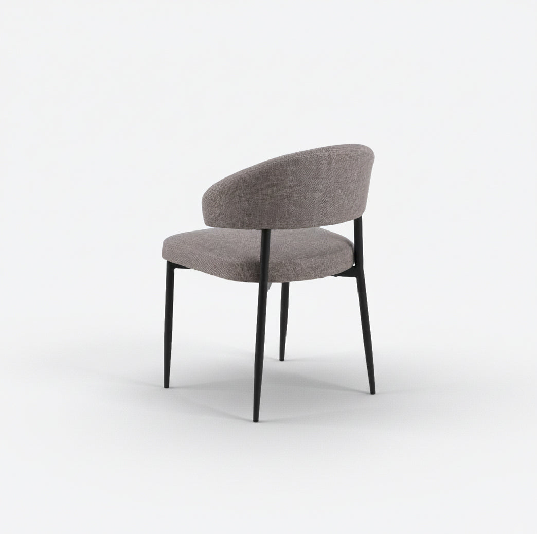 Silla Comedor Edina Gris Cafe
