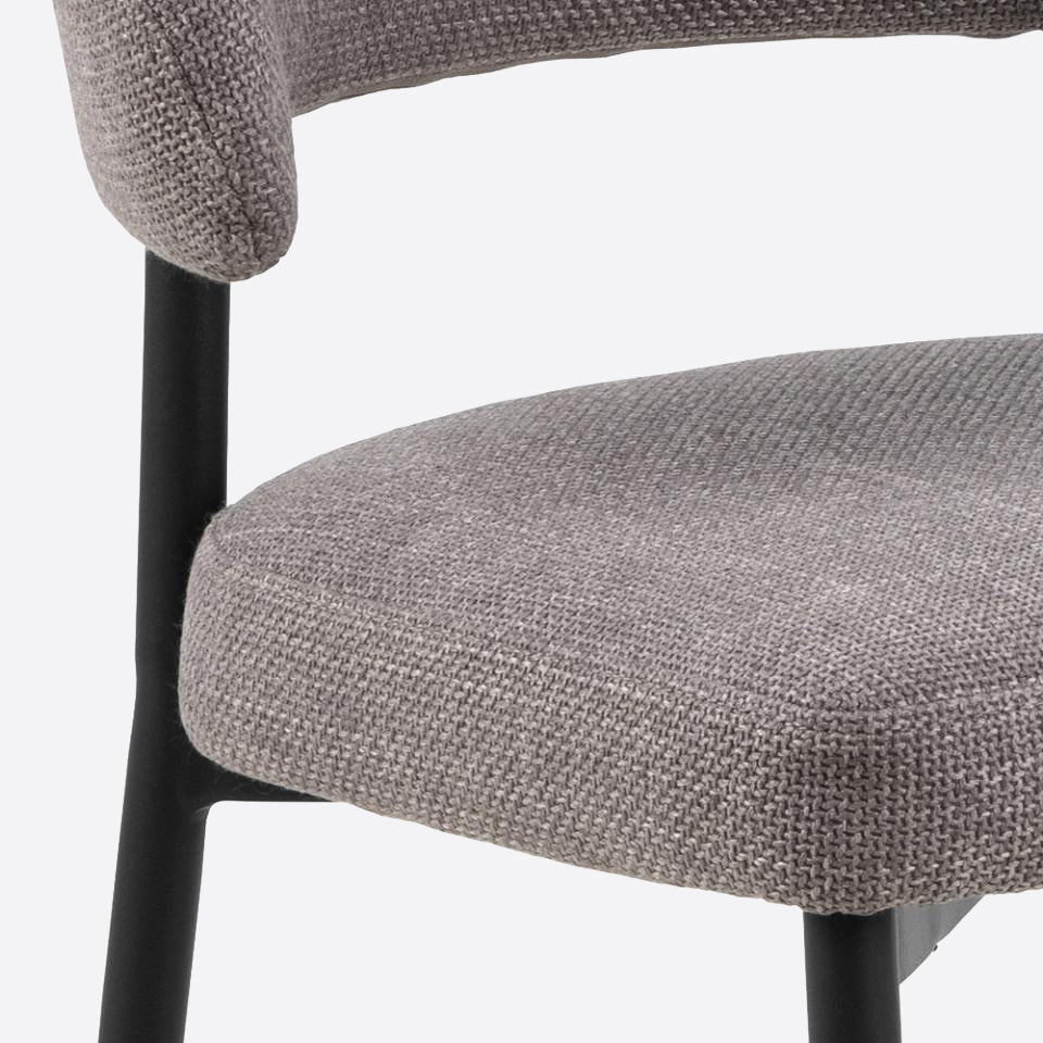 Silla Comedor Edina Gris Cafe