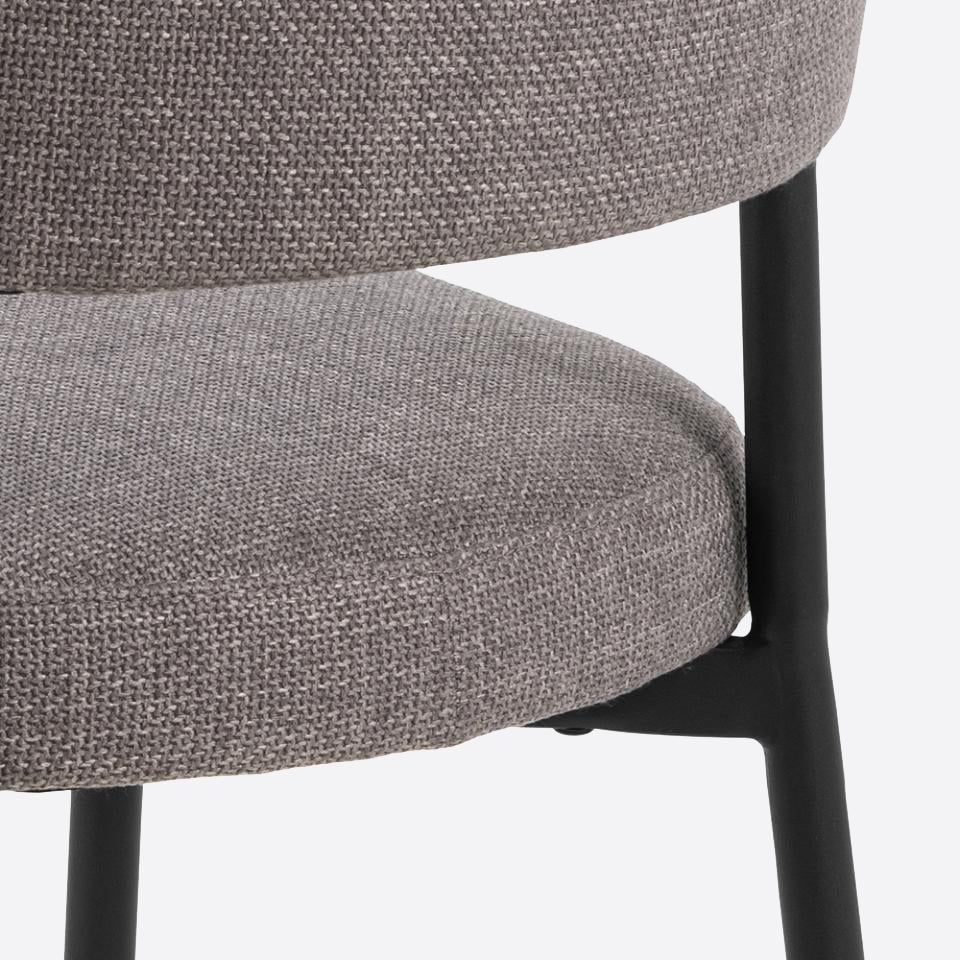 Silla Comedor Edina Gris Cafe