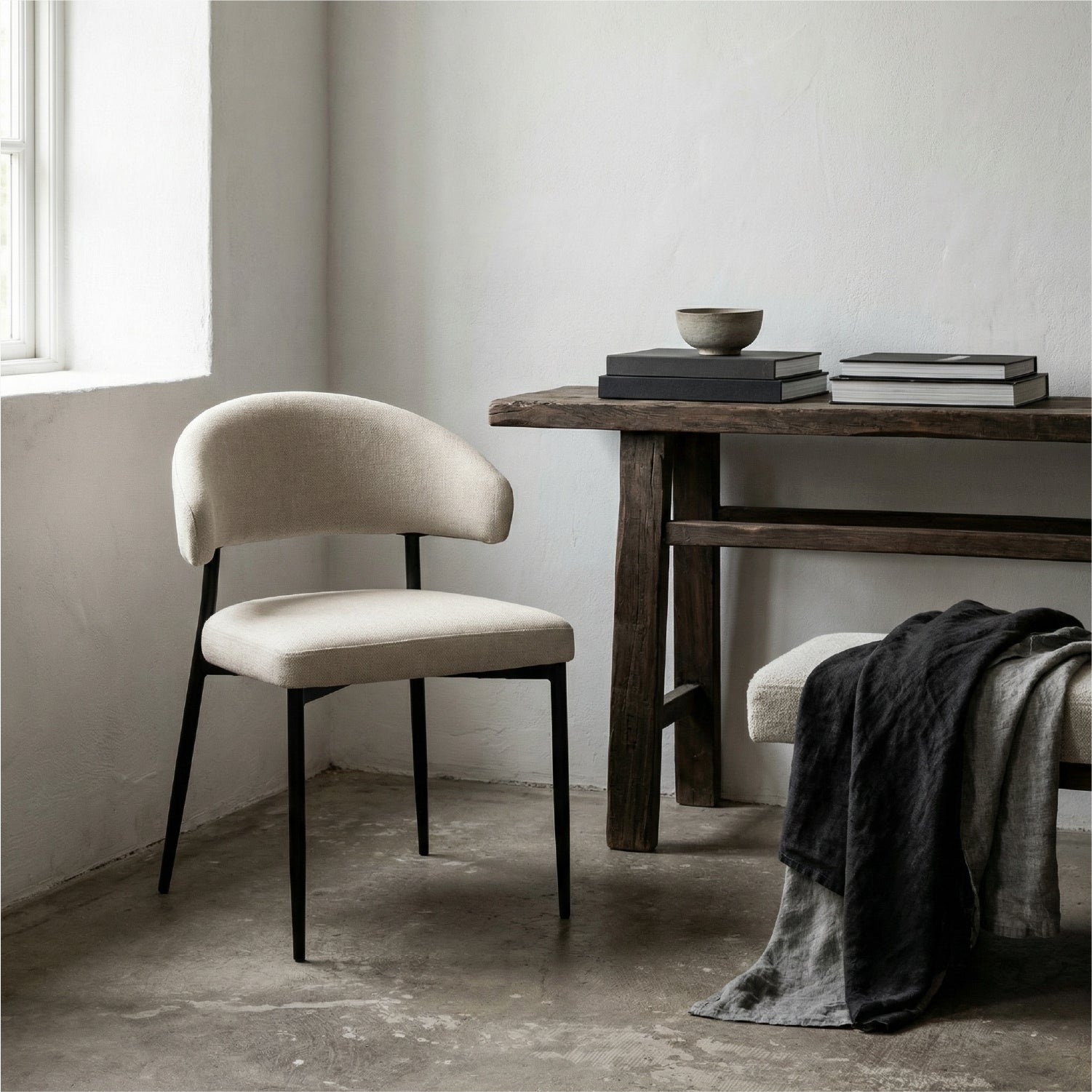 Silla Comedor Edina Beige
