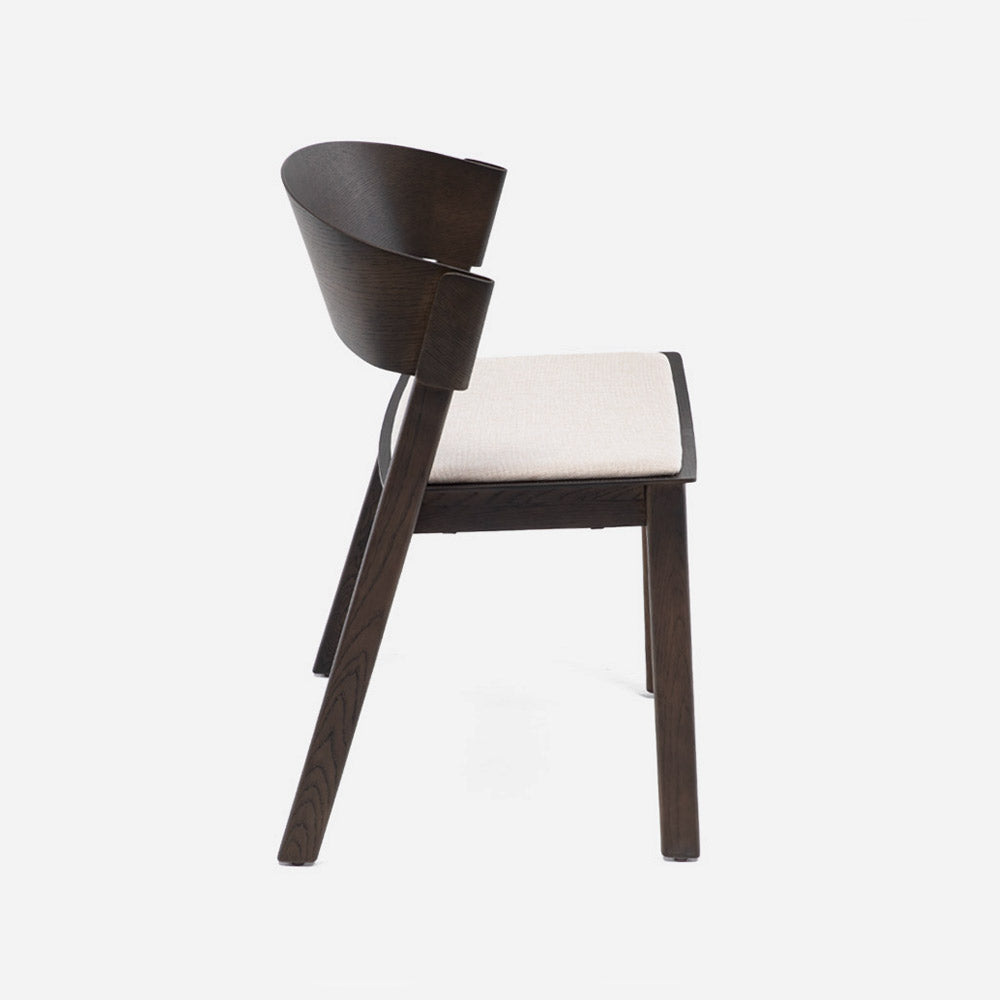 Silla Comedor Yates Tela Café