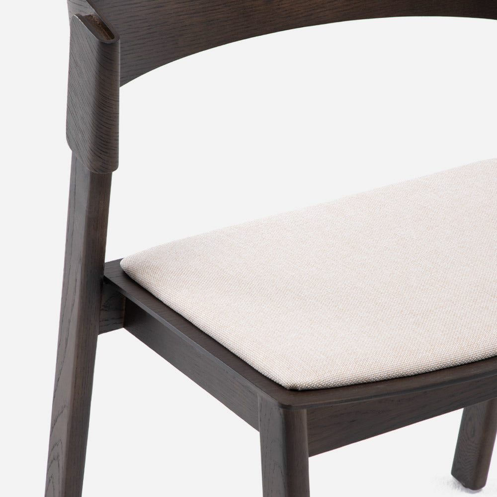 Silla Comedor Yates Tela Café