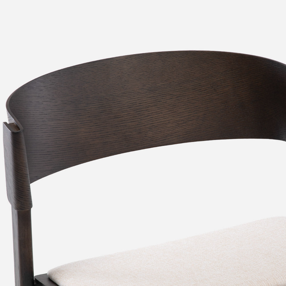 Silla Comedor Yates Tela Café