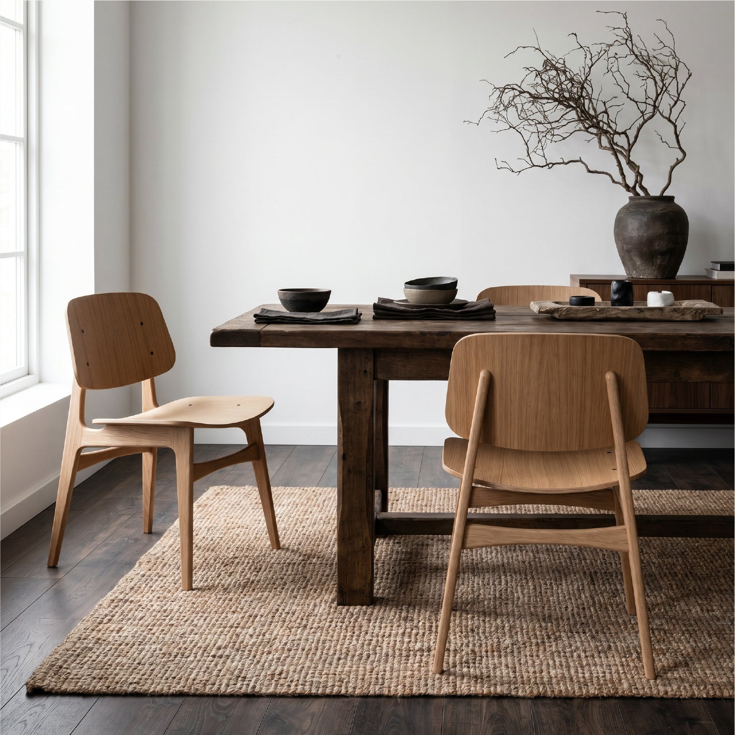 Silla Comedor Aston Natural