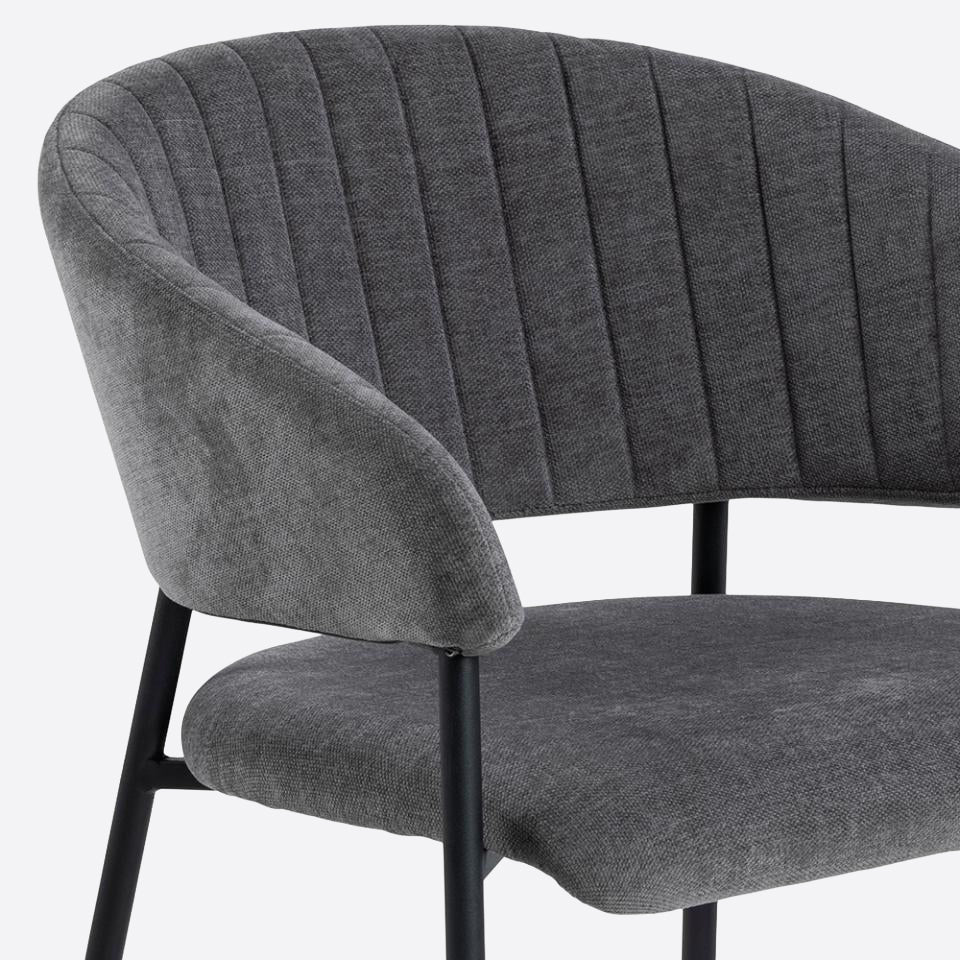 Silla Comedor Ann II Gris Oscuro