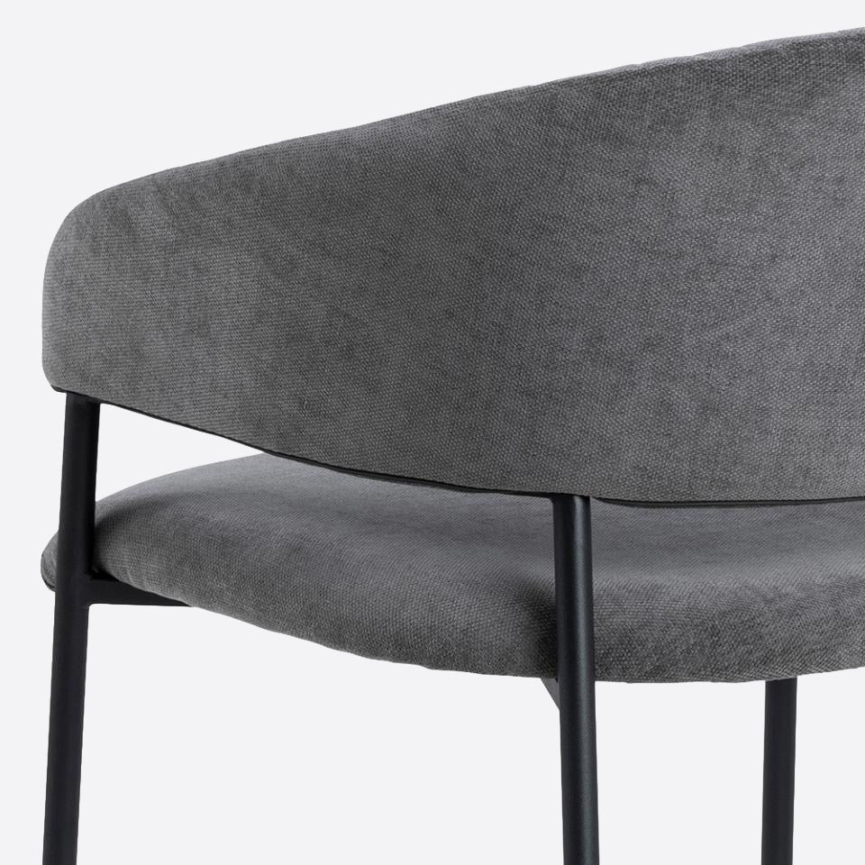 Silla Comedor Ann II Gris Oscuro