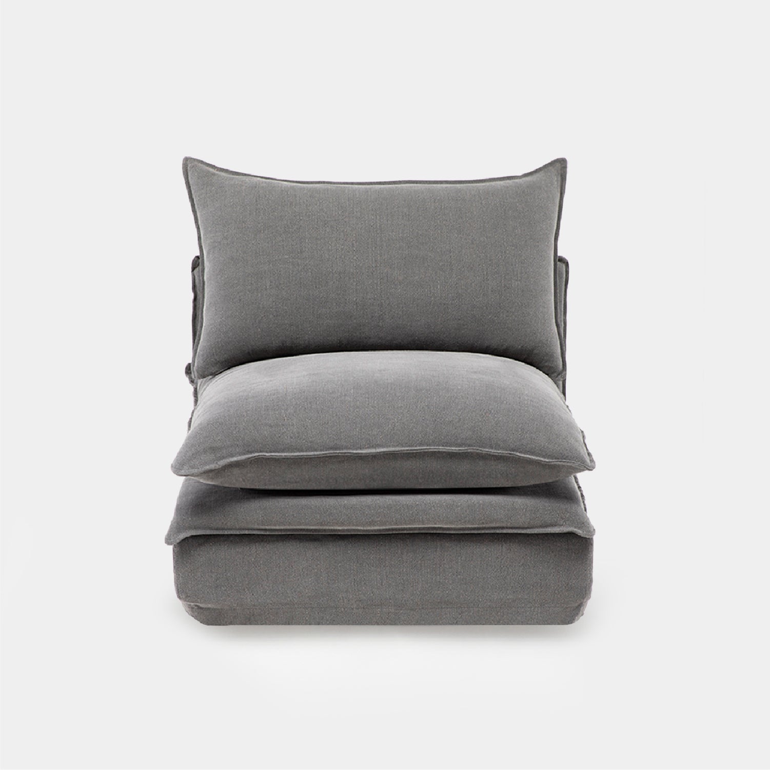 Sillon Radley 1P Armless Gris oscuro