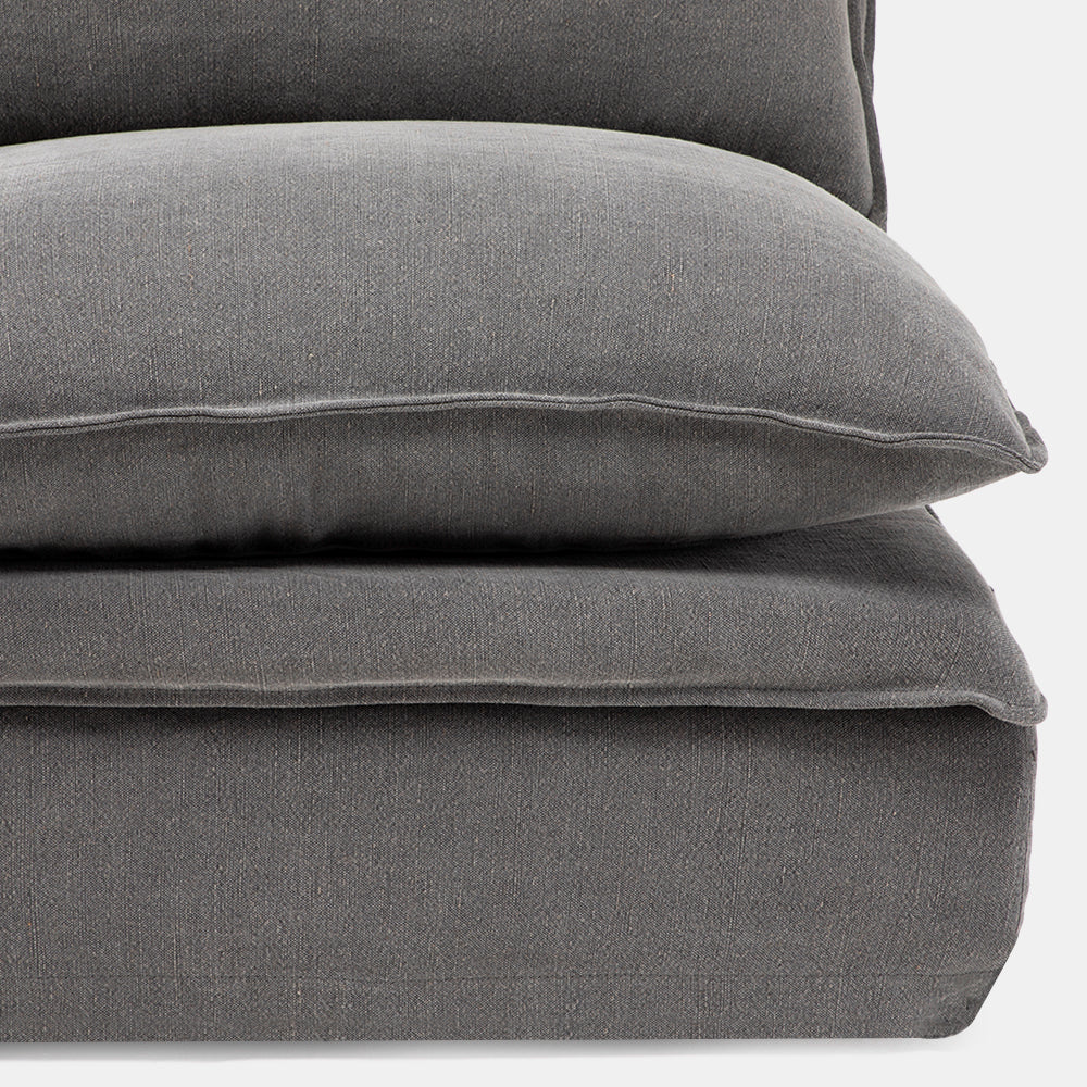 Sillon Radley 1P Armless Gris oscuro