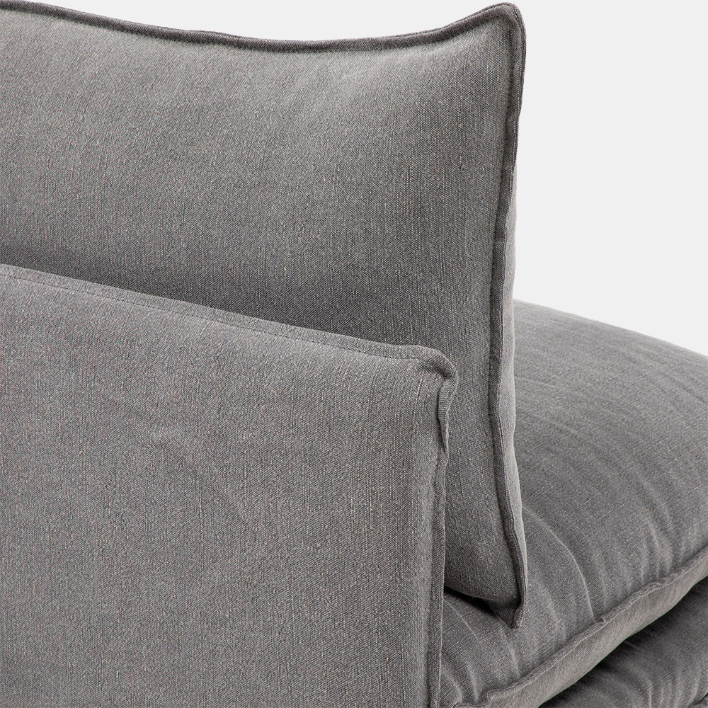 Sillon Radley 1P Armless Gris oscuro
