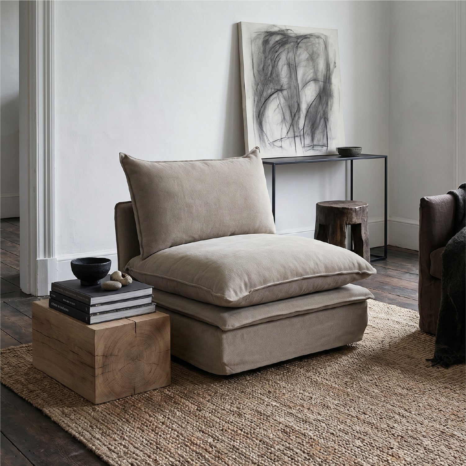 Sillon Radley 1P Armless Arena