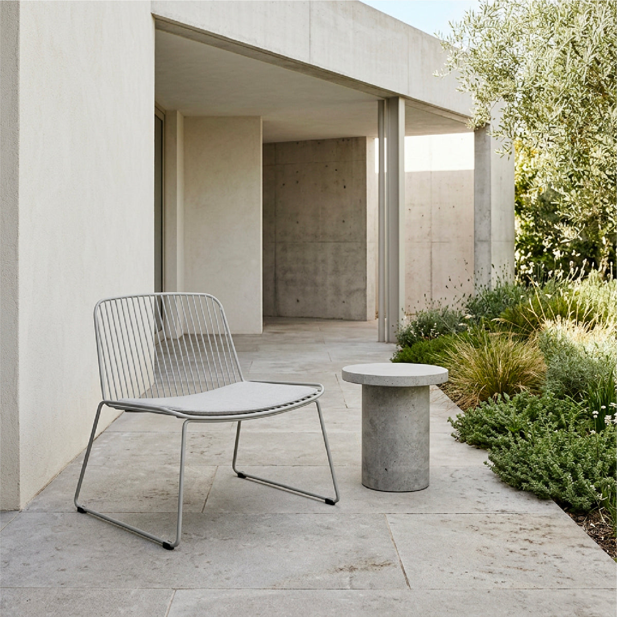 Sillon Terraza Marea Blanco