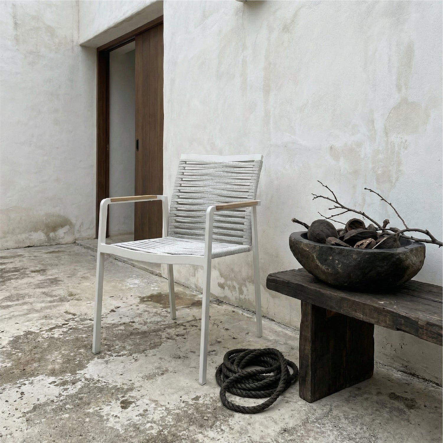 Silla Comedor Terraza Maylin Beige