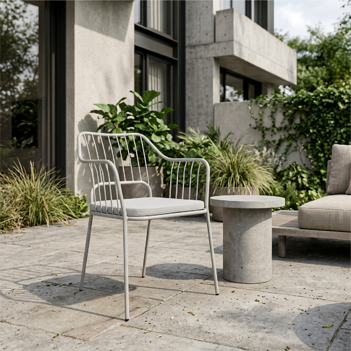Silla Comedor Terraza Bruma Blanca