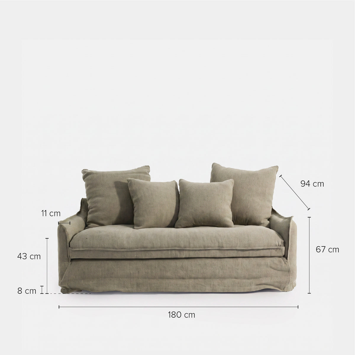 Sofa 2C Balum Tostado