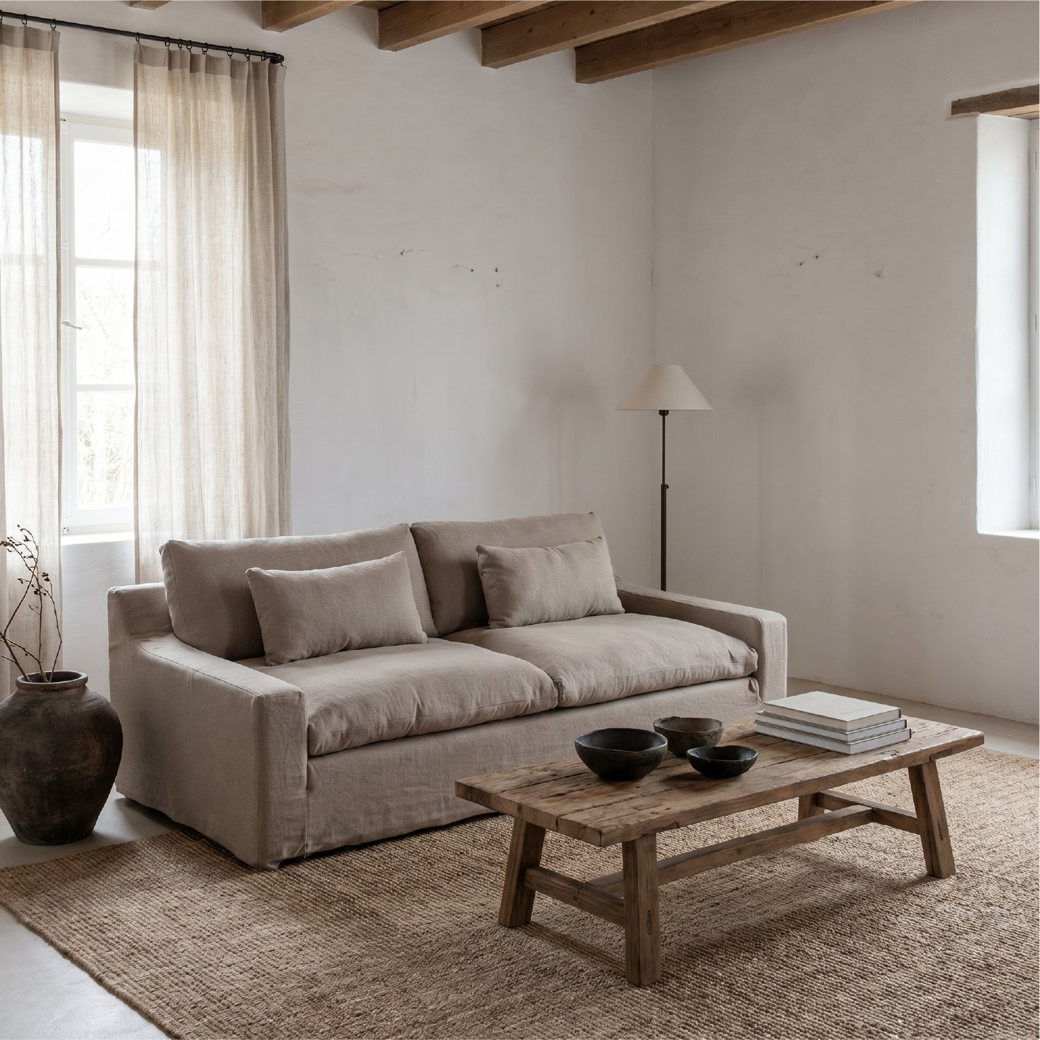 Sofa 2,5C Jacques Gris medio