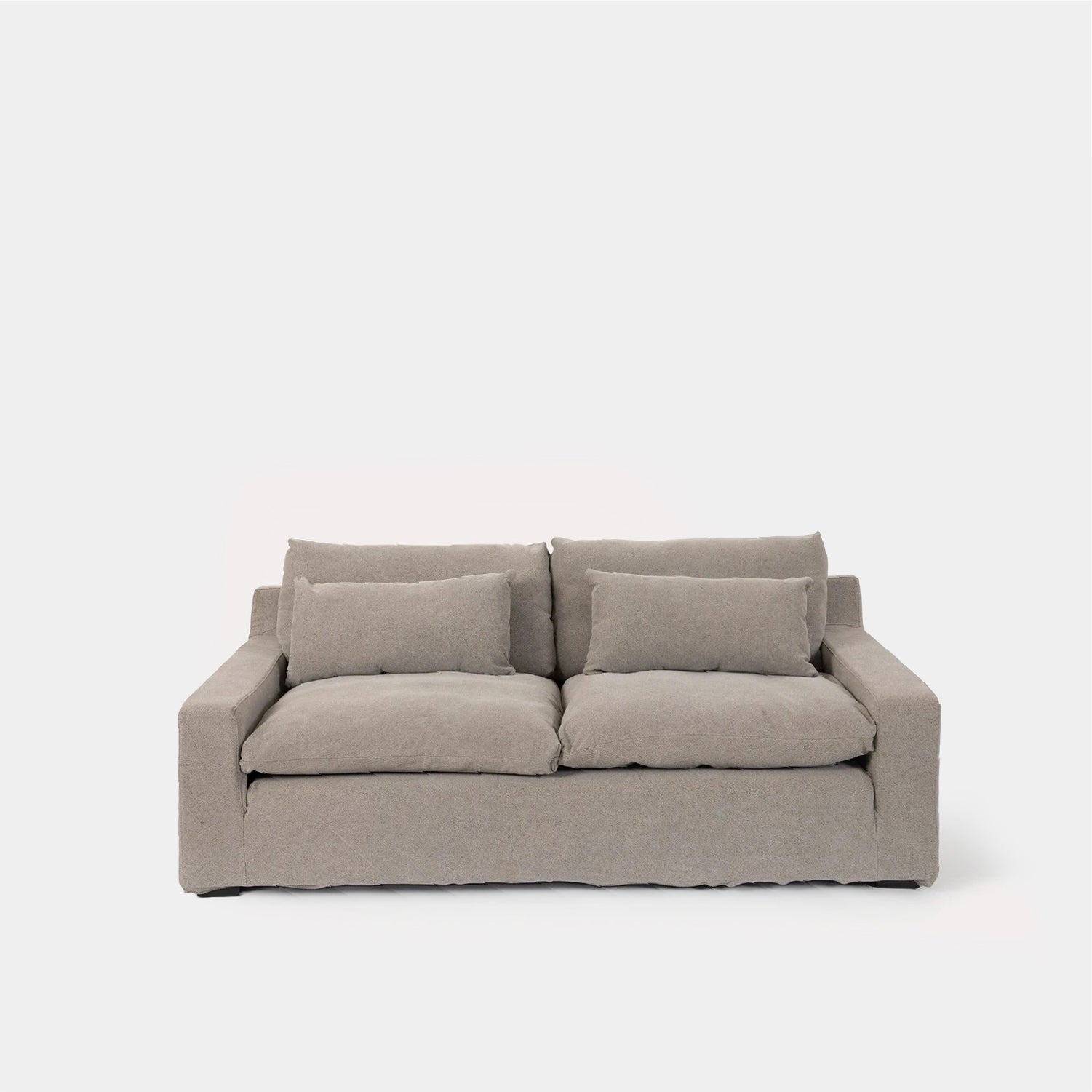 Sofa 2C Jacques Gris oscuro
