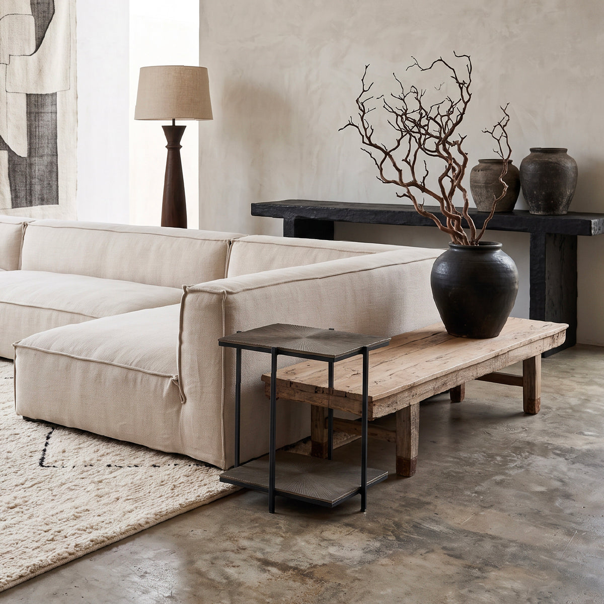 Sofa Seccional Cube One Arm Izq Crudo