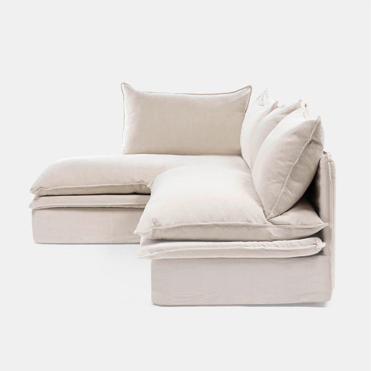 Sofa Seccional Radley M Right Crudo