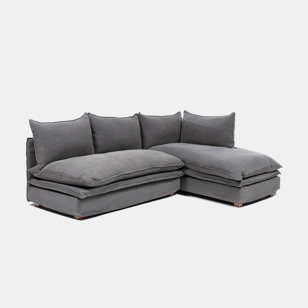 Sofa Seccional Radley M Izq Acero