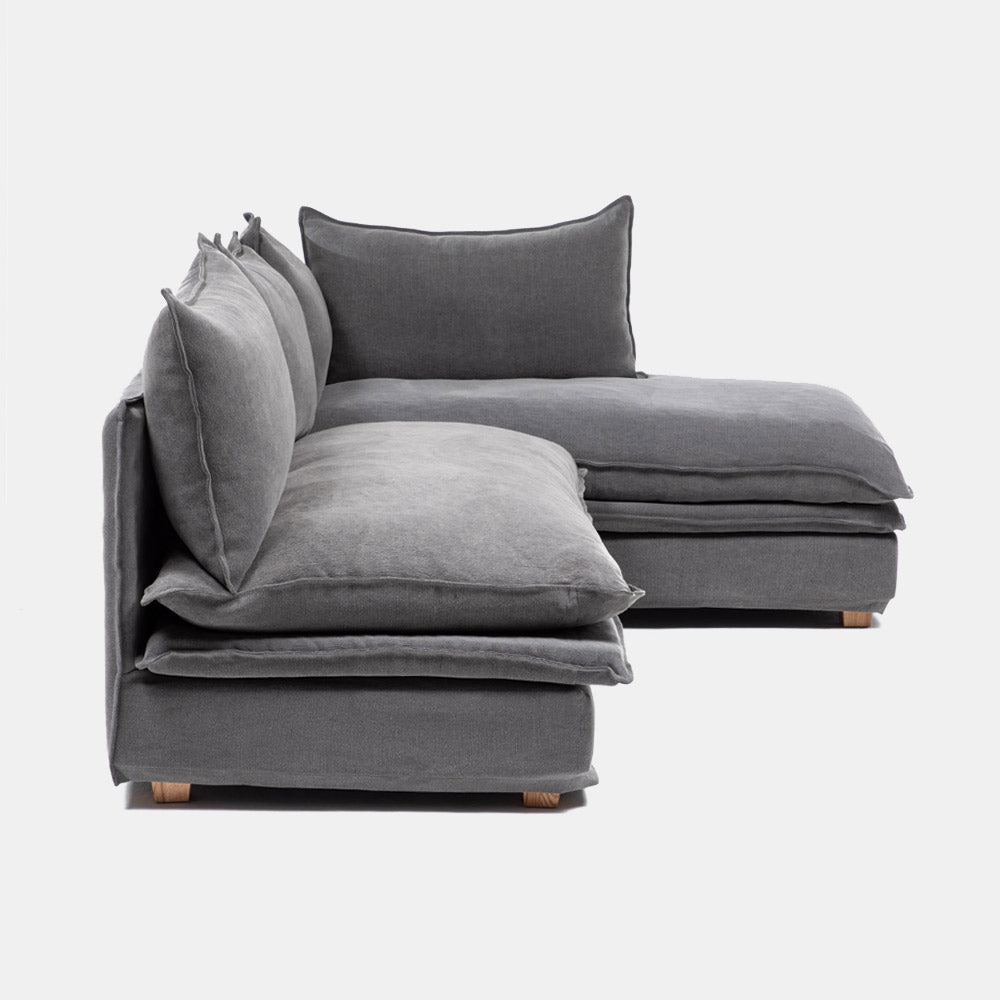 Sofa Seccional Radley M Izq. Gris oscuro