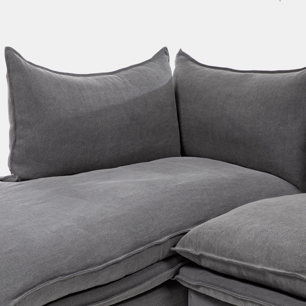 Sofa Seccional Radley M Izq. Gris oscuro