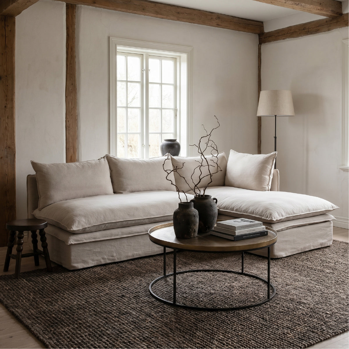 Sofa Seccional Radley M Izq. Crudo