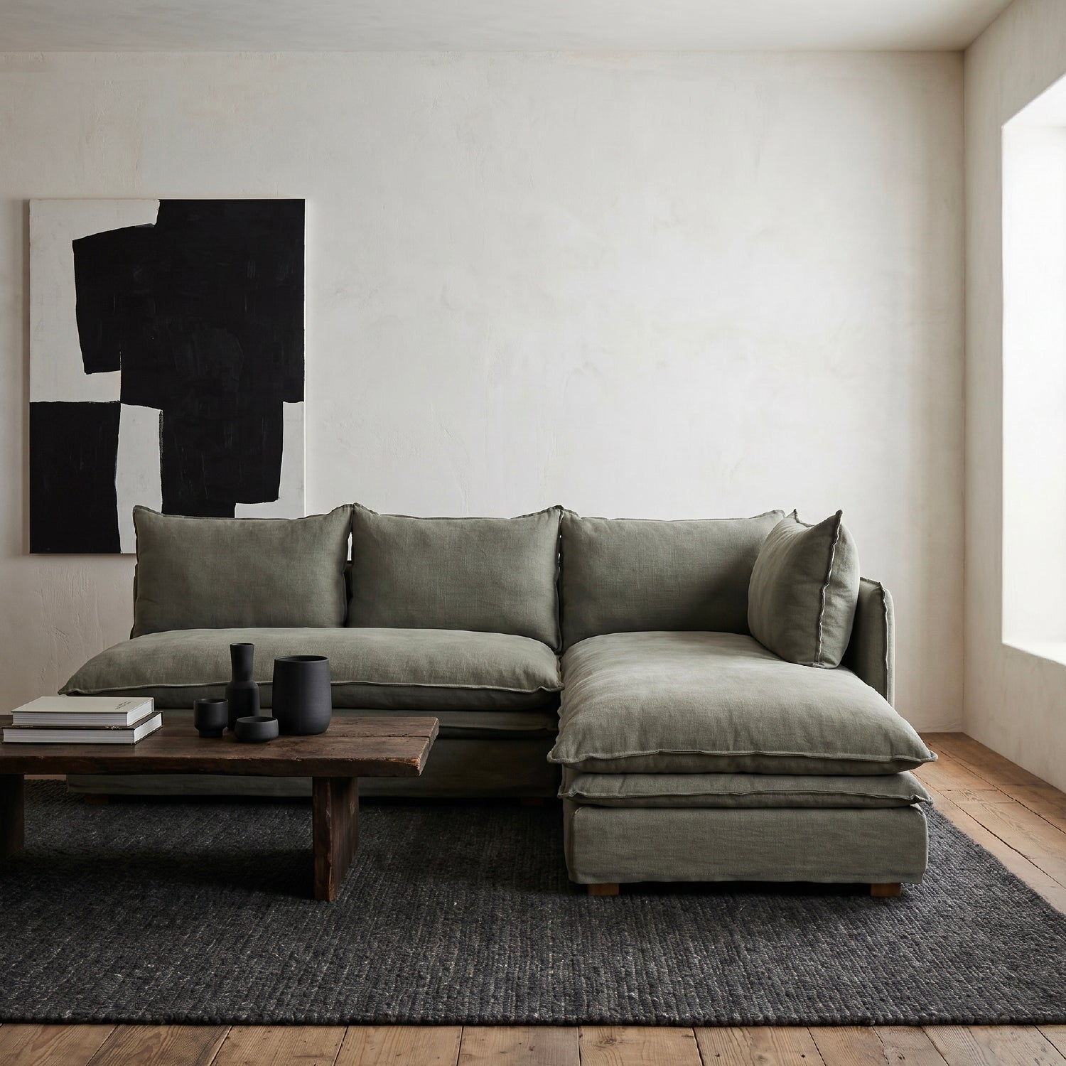 Sofa Seccional Radley M Izq Tostado