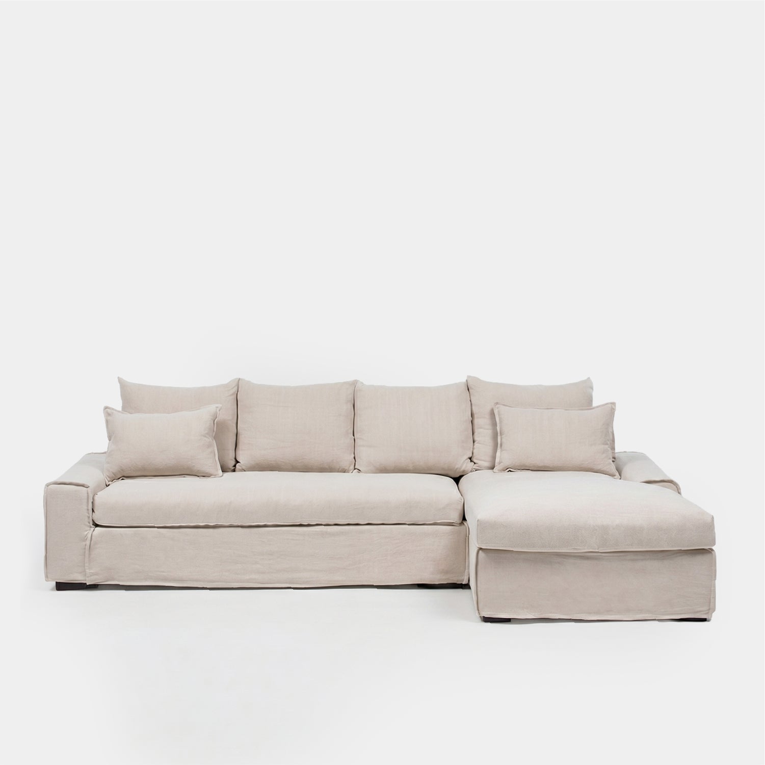 Sofa Seccional Elba 2 Der Beige