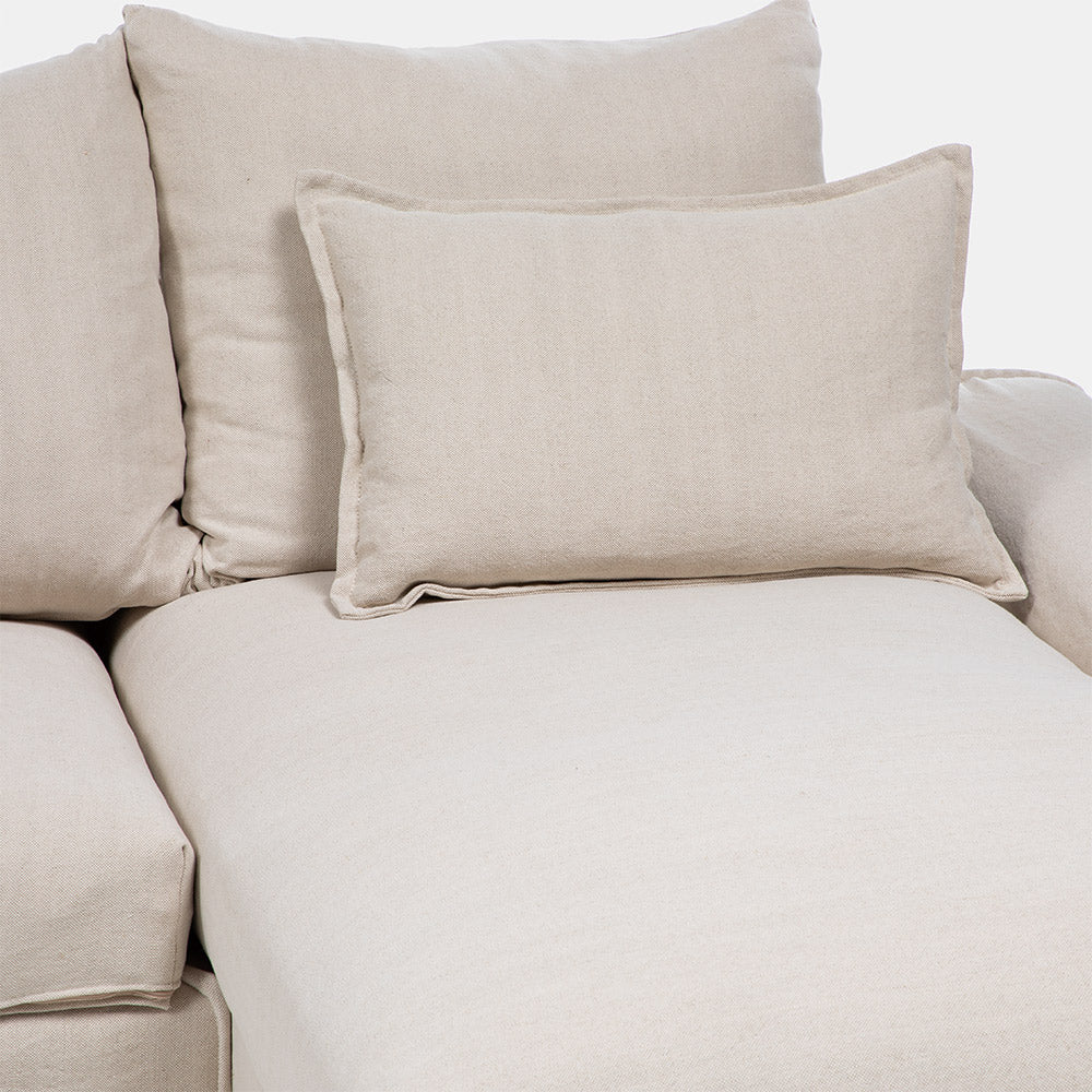 Sofa Seccional Elba 2 Der Beige