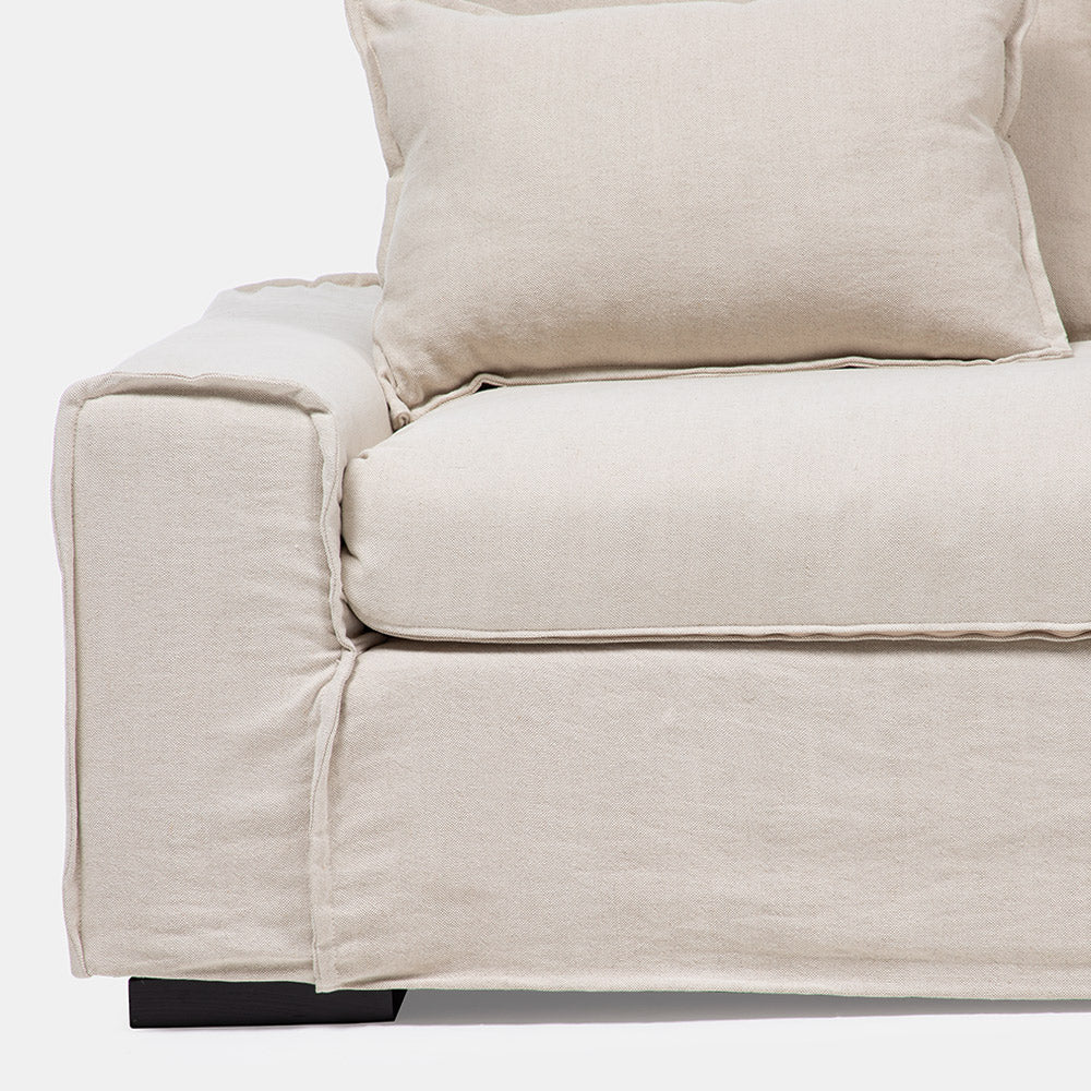 Sofa Seccional Elba 2 Der Beige