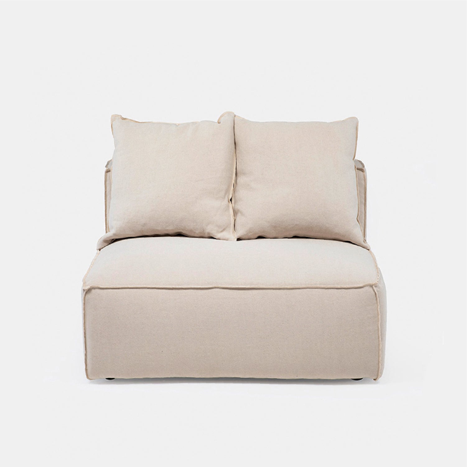 Sofa Seccional Miles Armless Beige