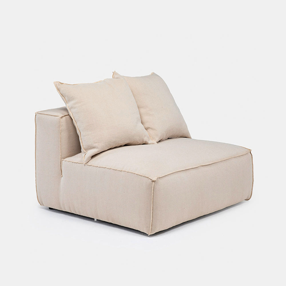 Sofa Seccional Miles Armless Beige