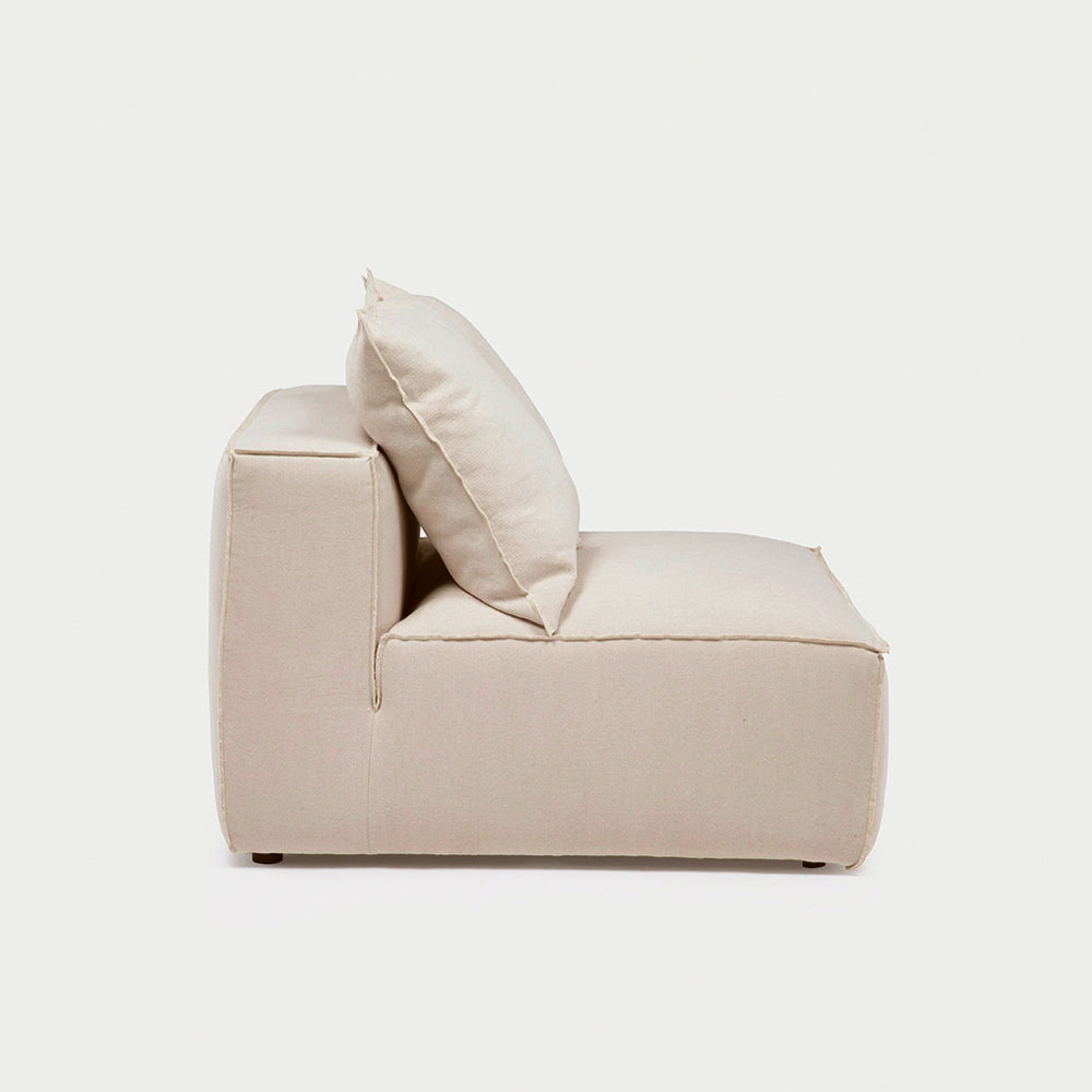 Sofa Seccional Miles Armless Beige