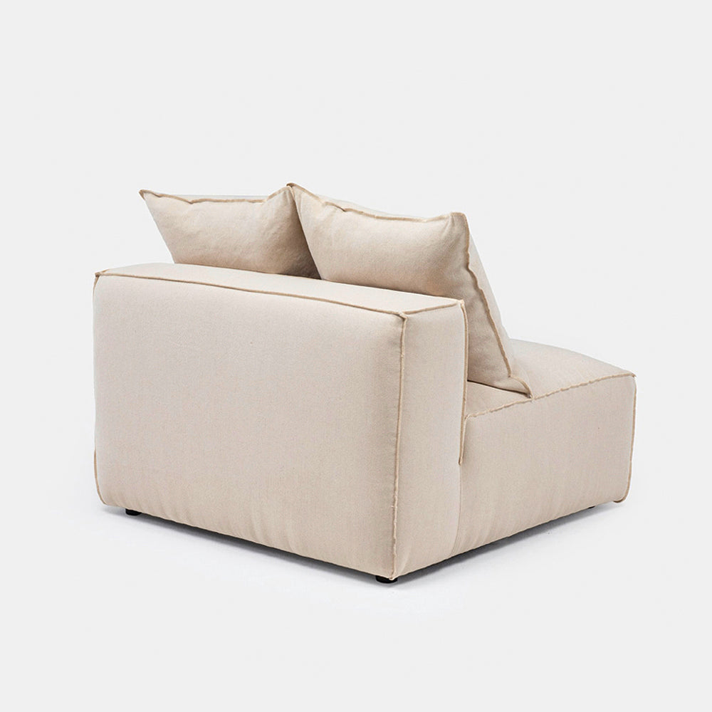 Sofa Seccional Miles Armless Beige