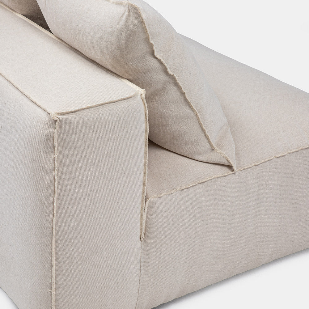 Sofa Seccional Miles Armless Beige