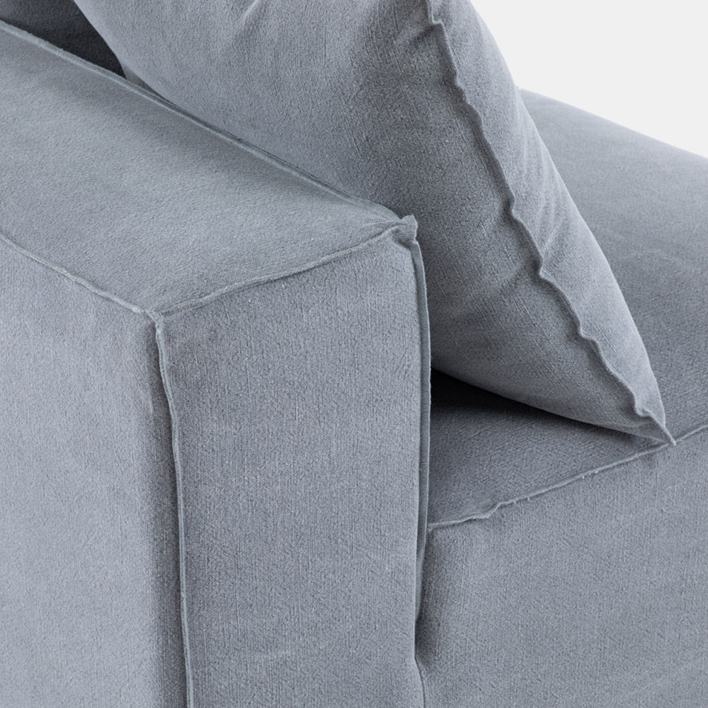 Sofa Seccional Miles Armless Gris
