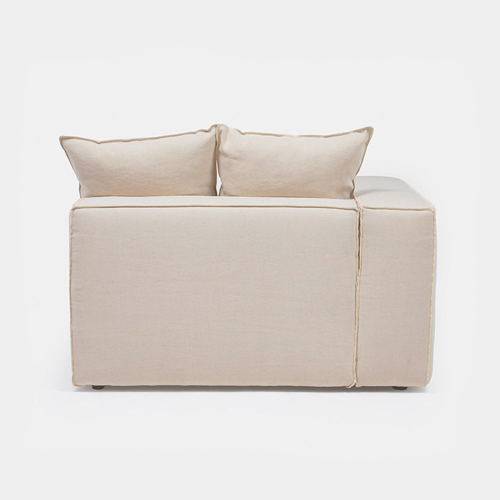 Sofa Seccional Miles Chaise Izq Beige